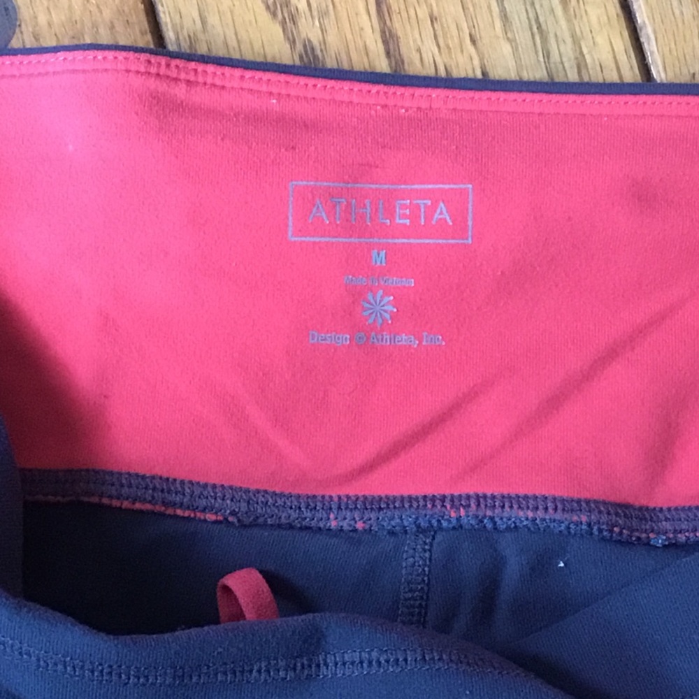 🏃🏻♀️ATHLETA “RELAY” RUNNING CAPRI🏃🏻♀️ - Picture 3 of 3